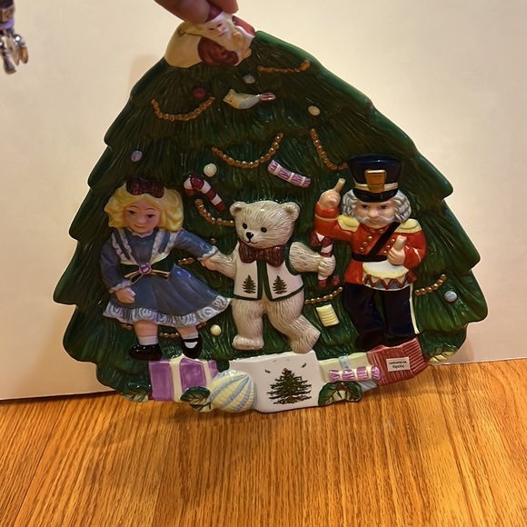 Spode Christmas Tree Hand Palnted - Picture 4 of 4